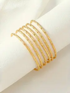 Vintage Luxury Brass Bangle Set, Elegant Fashion, Trendy Stack Bangle, Elegant Minimalist Bangle, Suitable for Daily Wear and Weddings, Valentine's Day Gift, Slim Wrist Fit, Bracelet Set, Stackable Bracelets