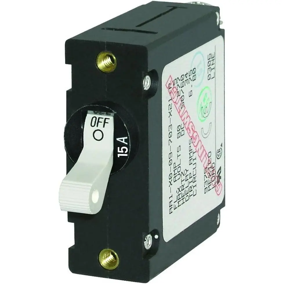 A-Series Toggle Single Pole Circuit Breakers