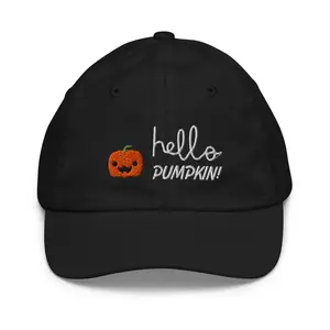Hello Pumpkin! Youth Baseball Cap