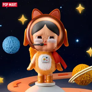 POP MART Crybaby Space Cat Figurine-Orange