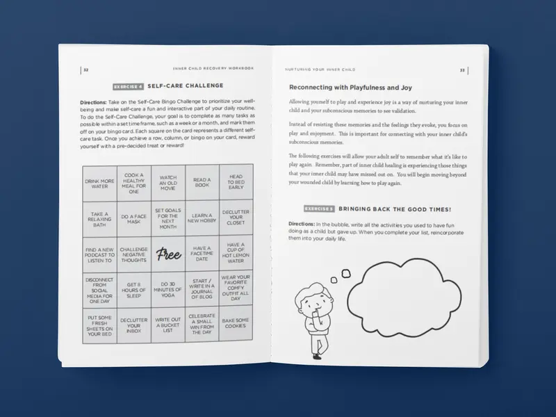 Inner Child Recovery Workbook: Heal Childhood Trauma, Abandonment, Neglect, and Abuse. Includes Prompts, Exercises and Activities to Overcome Trust Issues, Low Self-Esteem and Cultivate Self-Love, Parenting book 2