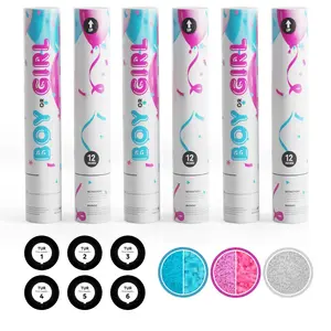 Gender Reveal Cannons - Roulette Game Powder & Confetti Kit