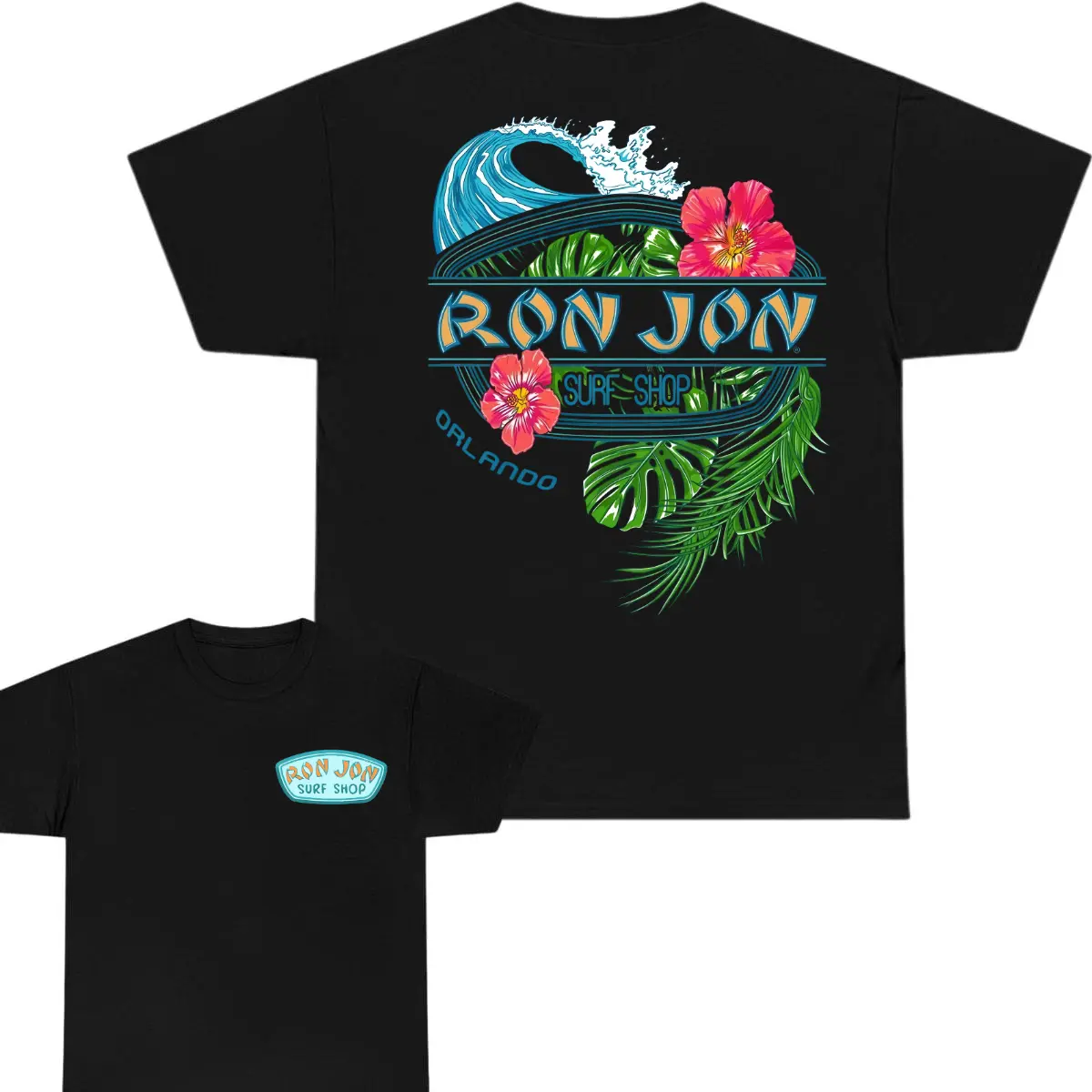 Ron Jon SurfShop summer beach T-Shirt for men and women, Retro Surf Graphic Tee, Unisex Beach Style Shirt, Casual Summer Streetwear, Top Menswear & Womenswear