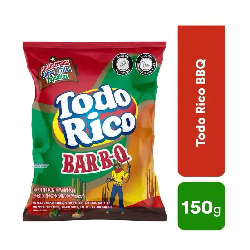 Todo Rico BBQ Familiar 150g - BBQ Snack Mix - TikTok Shop