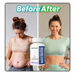 Heatonicel High-Quality Magnesium Complex 1000mg: Lower Cortisol Effectively & Promote Both Mental Calm and Physical Relaxation for Daily Wellbeing (90 capsules)