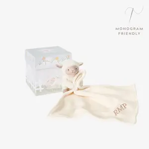 Cream Lovie Lamb Security Blankie w/ Gift Box