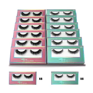 12 Pairs Dense Fine Natural Eyelash Extensions, Natural False Eyelashes, 2 Styles Independent Packaging, 14mm Long Synthetic Fiber Lashes for Dramatic Look, Eyelash Set