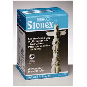 212 MAIN American Art Clay Stonex, 5 Lb Self-Hardening Clay, DIY Pottery Supply for Toys & Hobbies