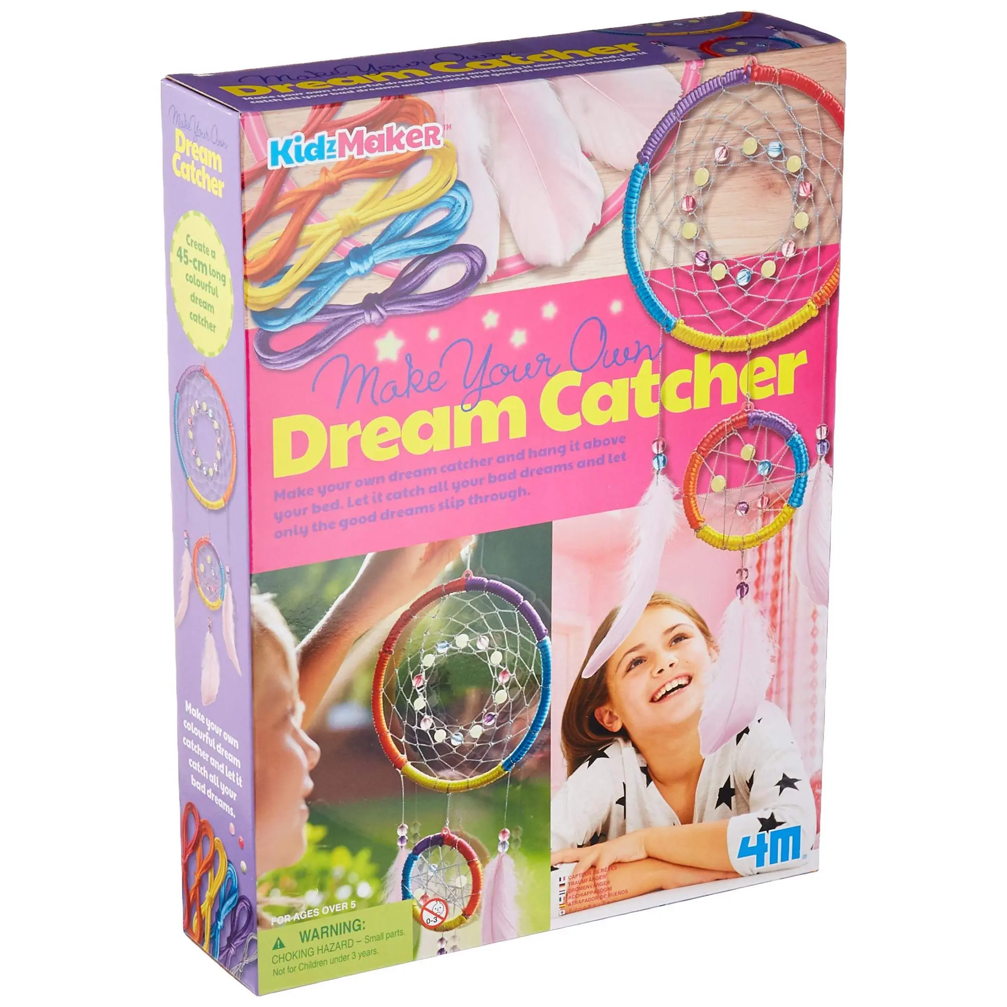 4M Make Your Own Glow-in-The-Dark Dream Catcher
