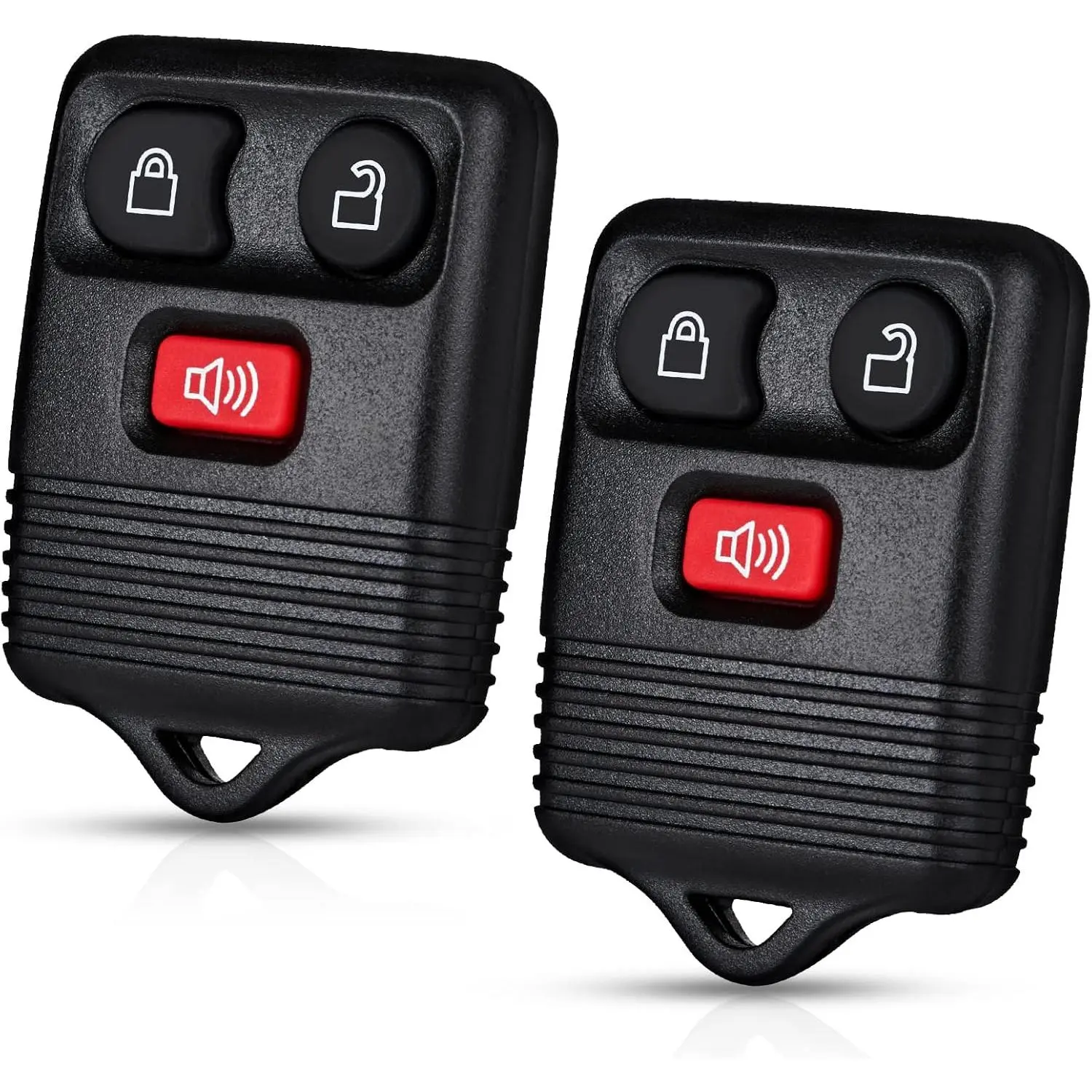 for Ford F150 F250 F350 Key Fob,Ford Explorer Escape Expedition Replacement Key Fob, Remote Key Fob for Lincoln Mercury.3-Btn 2PCS