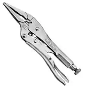 212 MAIN Vise Grip VGP4LN 4-Inch Long Nose Locking Pliers, 7.5-Inch Length, Adjustable Fit, Adjustable Locking Jaw, Grip Any Angle for Fishing & Outdoor Recreation