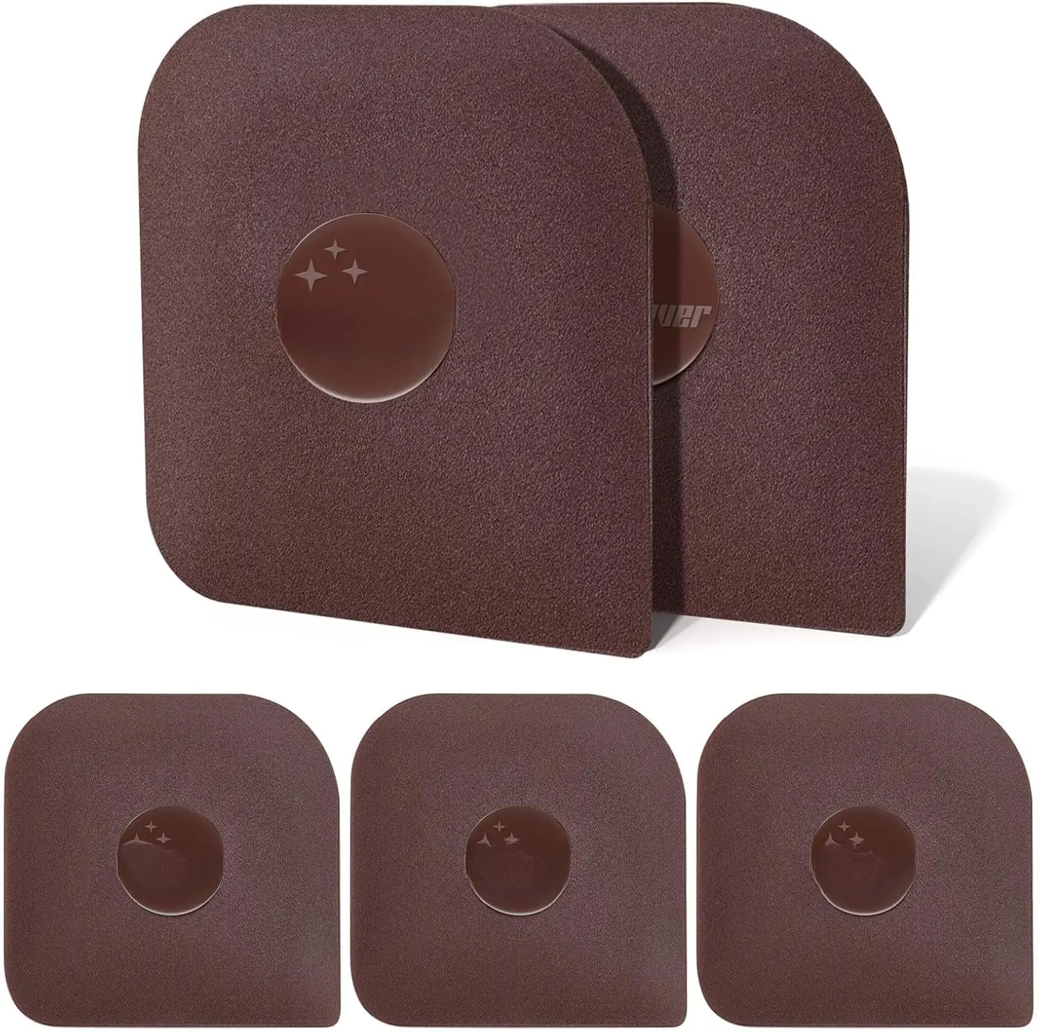 Pan Scraper, 5 count Pot Scraper Plastic, Pot Scraper Non Scratch for Cast Iron, Pot and Pan Cleaning, Sturdy Scraper Kitchen Tool