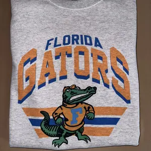 College crewneck sweater