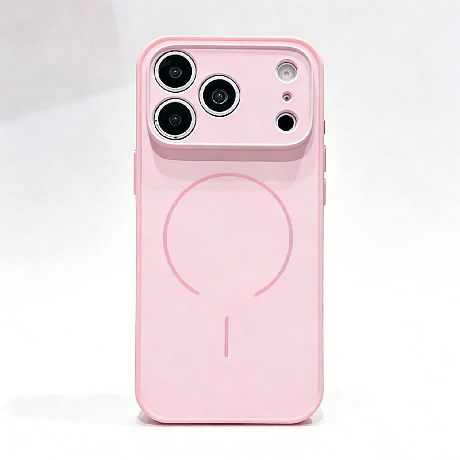 1PCS Pink Magnetic Phone Case for IPhone,compatible with IPhone 17 ProMax/17 Pro/17 Air/17E/17/16/15/14/13/12 Case, Compatible with MagSafe, TPU+PC All-inclusive Anti-fall and Shockproof Protective Cover, Gifts for Women/Men/Girl