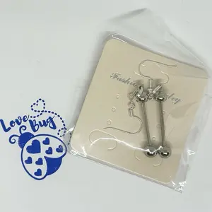 1 inch beadable earrings great for jewelry making or any other DIY projects.