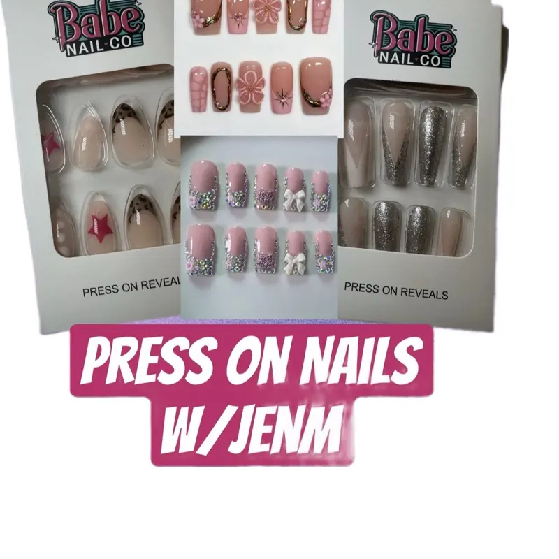 Love Bling Press On Nails - live pick - short, medium and long lengths