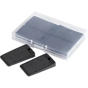 Plastic Furniture Leveling Shims Black Rubber Wedge for Table Toilet Refrigerator Piano, Small Shims for Home Improvement & Work, 0.2" Height, 6 PCS-Black