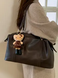 Korean Style Large Capacity Handbag for Women, New Single Shoulder Bag, High-End Commuter Crossbody Tote, Outdoor Use, College Students