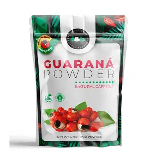 f&b superfoods Guarana Powder Drink Booster for Drinks and Smoothies (4 oz) - Herbal from , pre Workout, Gluten Free, Non GMO, Guarana Extract, Natural Caffeine Powder.