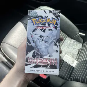 Pokemon White Flare Booster Box [Korean] - TikTok Shop
