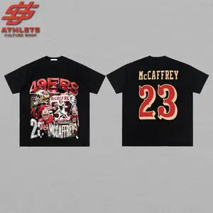 [LEO] Christian Mccaffrey CMC23 For 49ers Faithful High-Quality 100% Cotton T-Shirt (Made In US), Niner Gang Football Shirt, Game Day Outfits, Gift For Football Youth & Adult Fans.