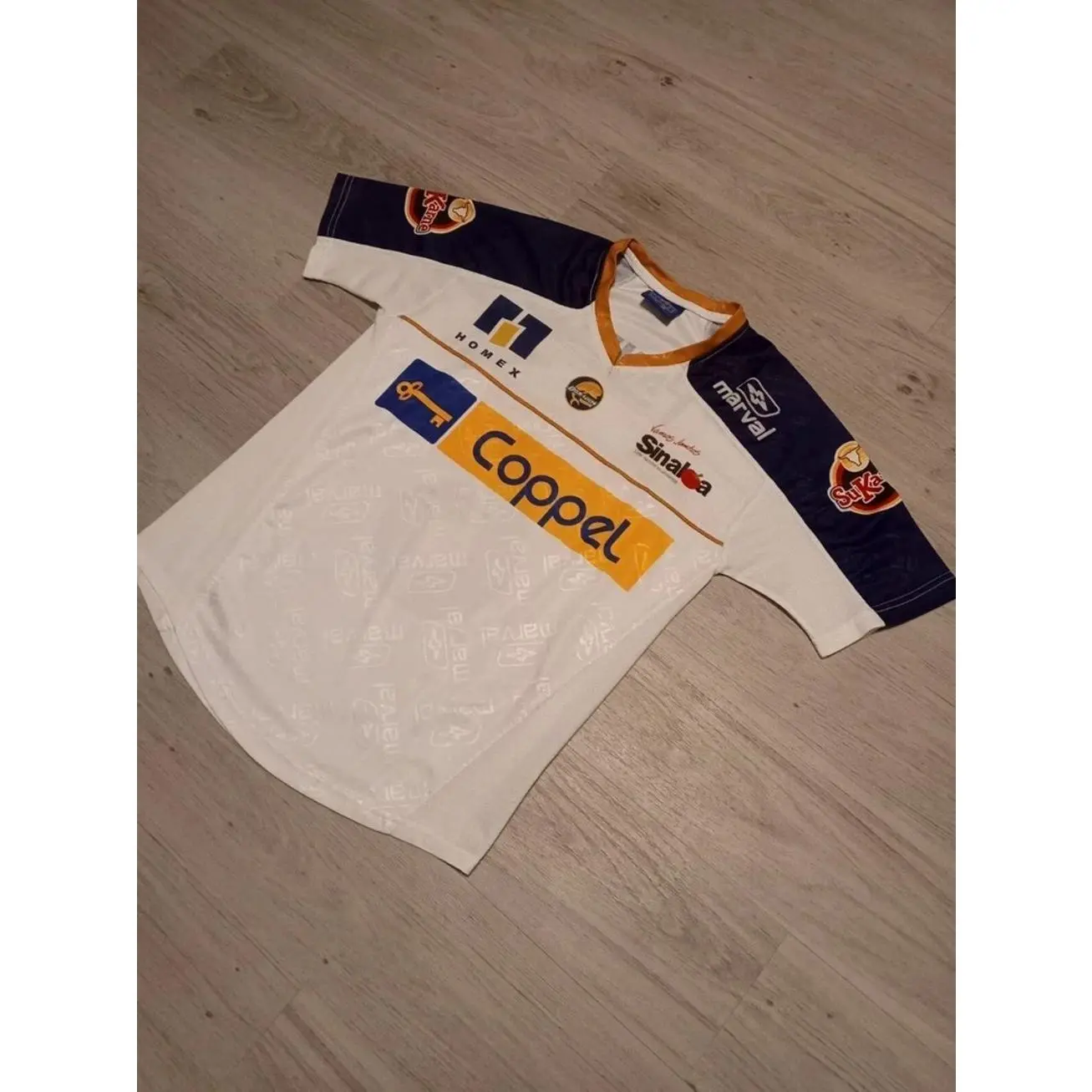 Dorados de Sinaloa ORIGINAL Marval Vintage Rare Soccer Jersey S MAJ