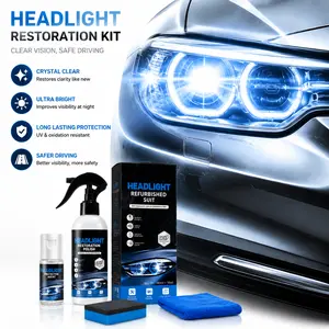 Headlight Restoration Kit，Restoring Cloudy Headlights，Removing Yellow Oxidation，The Best Headlight Restoration Kit for Older Cars