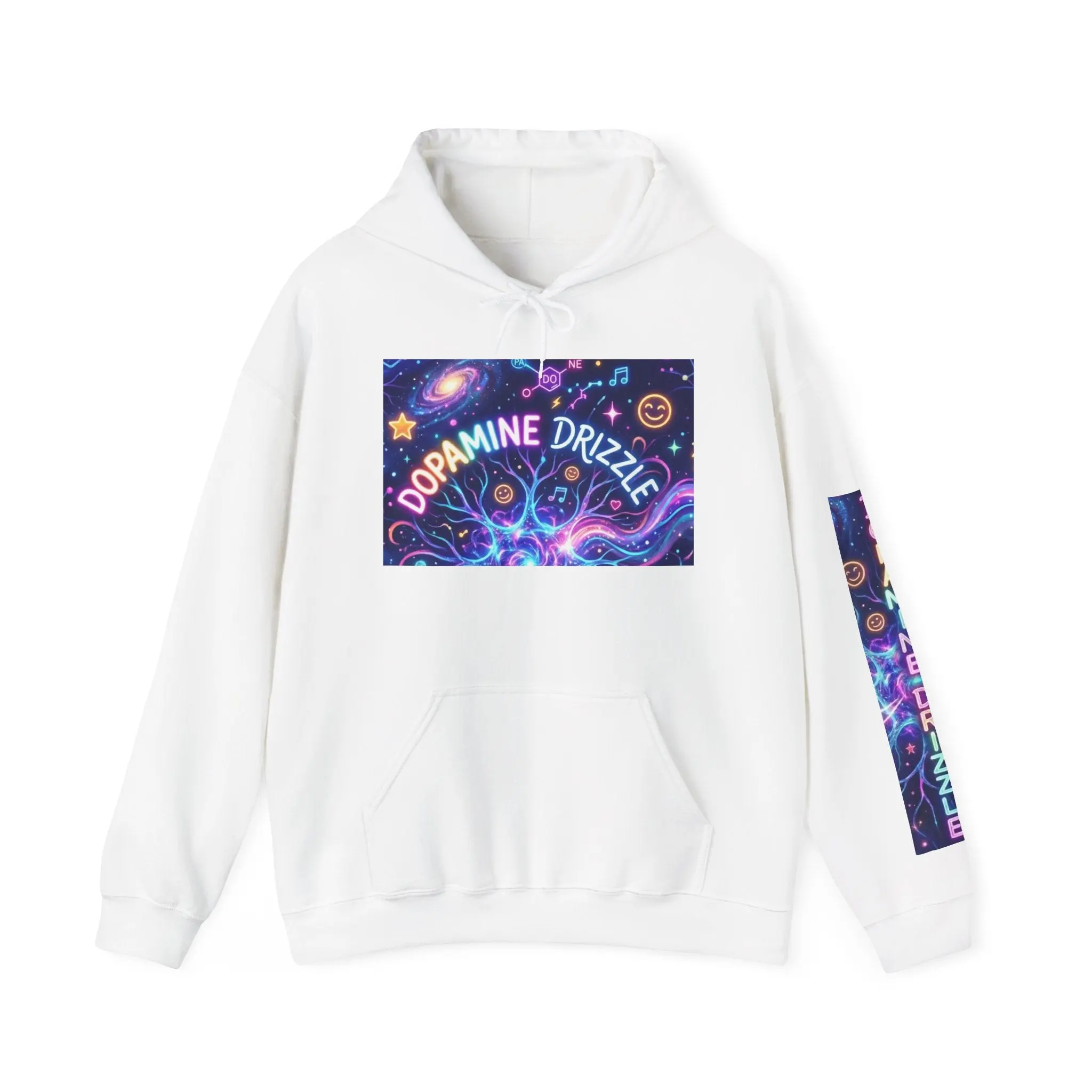Dopamine Drizzle Hoodie — Psychedelic Space Graphic Pullover