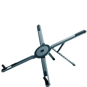 Abs Magnetic Plastic Laptop Stand, Foldable Adjustable Phone Holder, Portable Cooling Stand for Smartphones Tablets Laptops, Computer Stand for Laptop