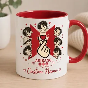 World  Tour 2026 Cute Group Graphic Ceramic Mug 11 Oz & 15 Oz