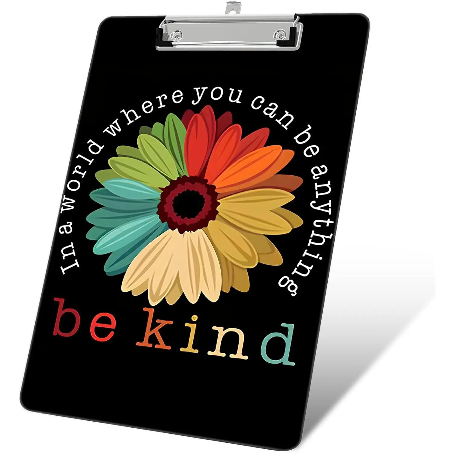 Plastic A4 Clipboards - Cute Fashion Decorative, 12.2"x8.7" Standard Size, Office Stationery for Teachers, Students, Girls, Halloween Christmas Birthday Thanksgiving Gifting
