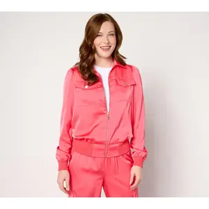 nicole by Nicole Miller Satin Jacket nicole by Nicole Miller Satin Jacket