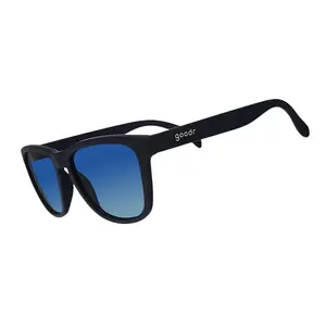 goodr Drinks Seawater, Sees Future Medium Size (OG) Solid Navy Frame with Blue Lens, UV400, No Slip No Bounce No Tangle goodr Drinks Seawater, Sees Future Medium Size (OG) Solid Navy Frame with Blue Lens, UV400, No Slip No Bounce No Tangle