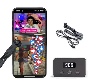 Auto Clicker, Adjustable Click Speed, Max 50 Clicks Per Second, Connect Up to 5 Click Heads | Ideal for Gaming, Live Broadcasts Likes, Reward (Auto Clicker*1 + Click *1)