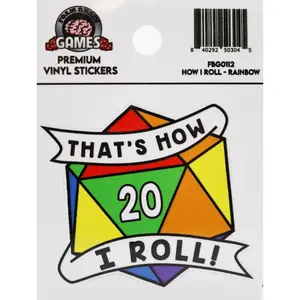 That's How I Roll Pride Sticker