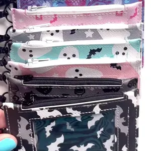 Keychain ID Zipper Pouches