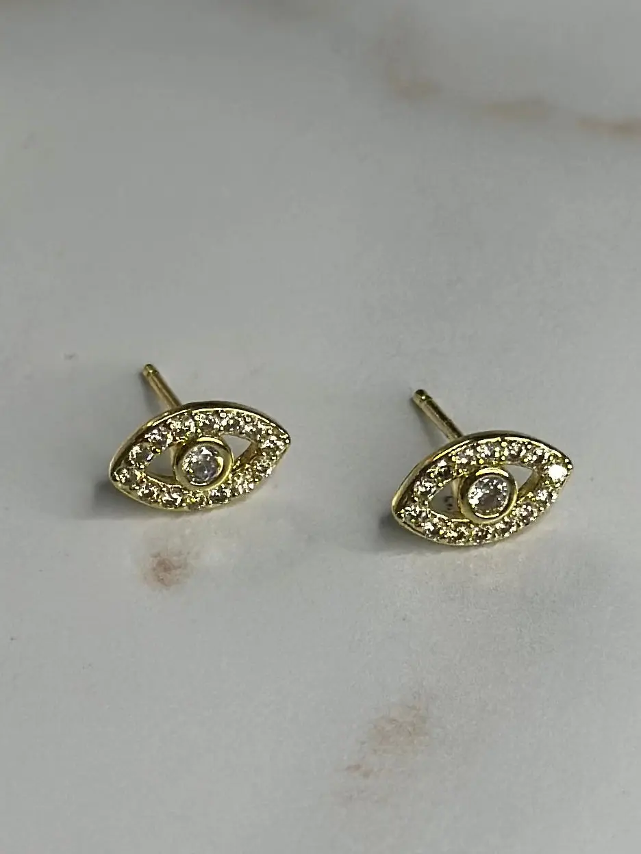 All seeing eye GLD earrings