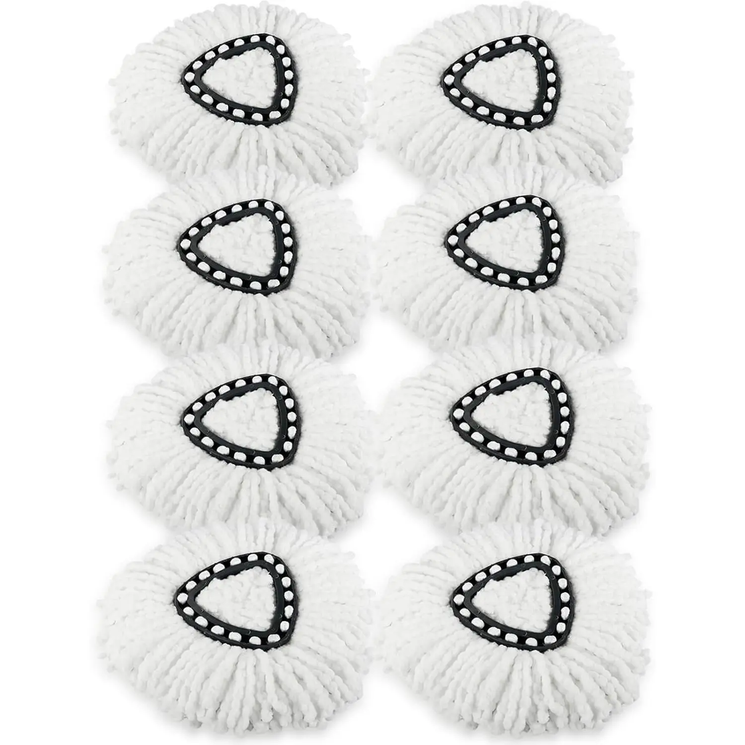 (Pack of 8) Spin Mop Heads Replacements Mop Refill Compatible with Ocedar 1-Tank Easywring Spinning Mop Replace
