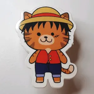 Luffy cat sticker Luffy cat sticker