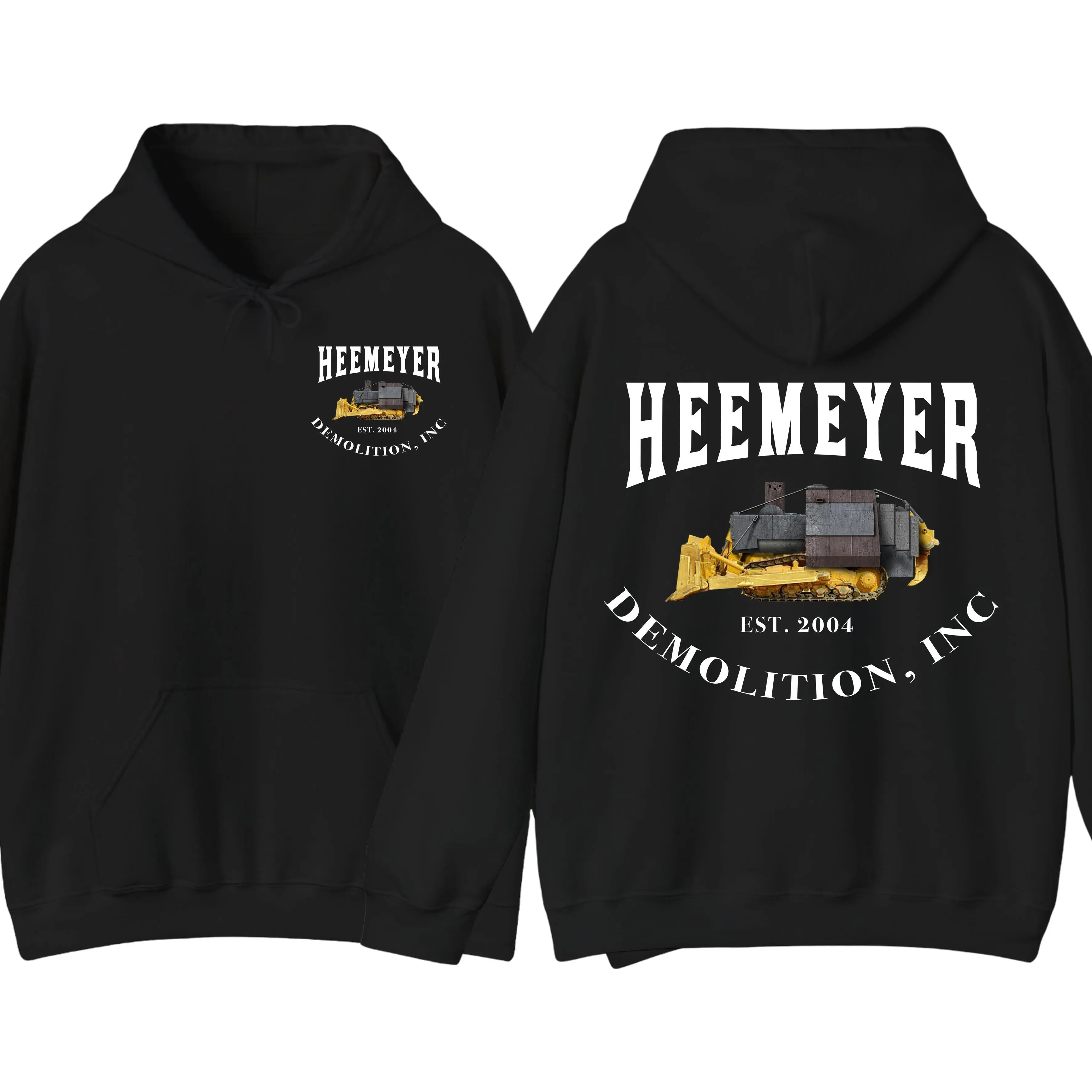 HEEMEYER DEMOLITION INC HOODIE, Libertarian, Marvin Heemeyer and Killdozer Hoodie