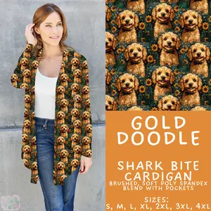 Batch #443 - September Request Run - Closes 11/6 - ETA mid/late Dec - Gold Doodle Cardigan