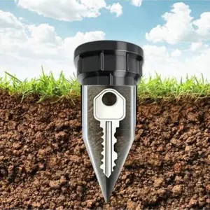 Realistic Key Hider Sprinkler, Waterproof Key Box for Outdoor Garden, Easy Installation, Corrosion Resistant, Hidden Storage Solution