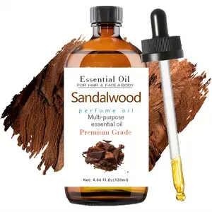 120ML Sandalwood Aromatic Oil, Long-Lasting Scent, Home Use, Nail Hair Skin Care, Massage Diffuser Humidifier, Unisex, Meditation Gift, Aromatherapy Essential Oil