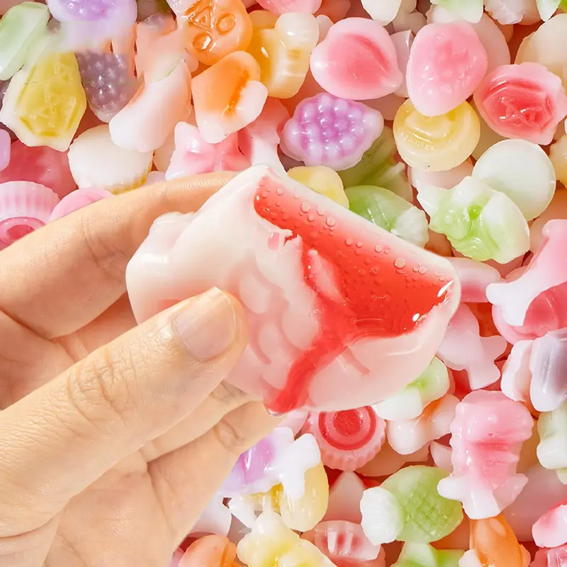 GLEAMETT Wax Bottle Candy - Individually Wrapped Chewy Candies, 9 Flavor Mix, Retro Nostalgic Treat, Novelty Candy for Kids Parties and Goodie Bags,6.3oz