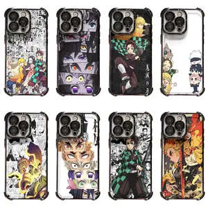 Demon Slayer Tanjiro Zenitsu Rengoku Anime Phone Case, Shockproof Hard Cover for iPhone 17, 16, 15, 14, 13, 12, 11, Pro, Pro Max, Plus | Compatible with Samsung Galaxy S23, S24, S25, S26, Plus, Ultra, Perfect Christmas Halloween Birthday Thanksgiving Gift
