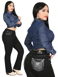 Centenario Bootcut Denim Jeans - Black 45028