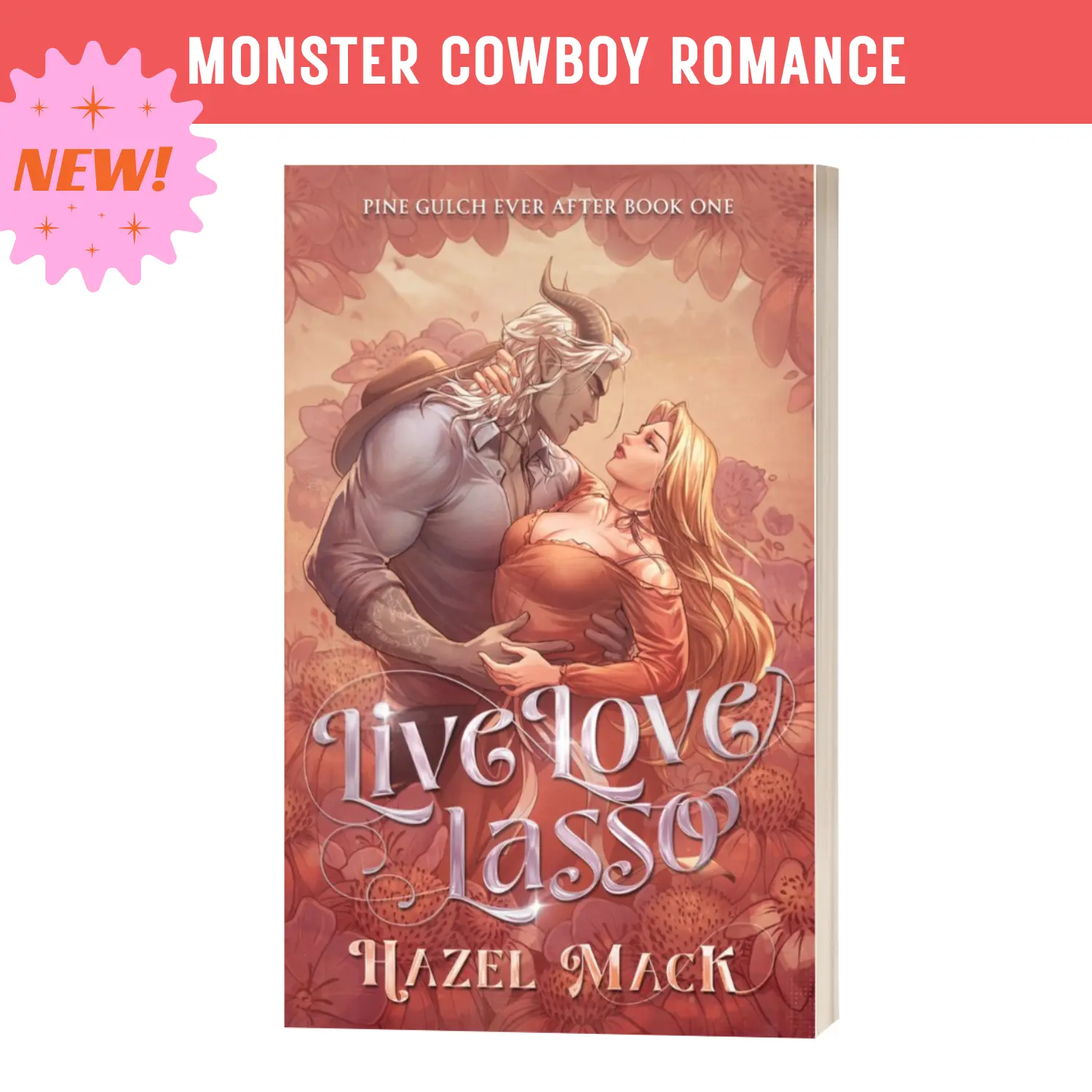 Cowboy Monster RomCom Book Box - Live Love Lasso - Pine Gulch Book One - Paperback Book