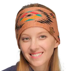 C.C Vibrant Aztec Pattern Knit Headwrap for Women – A Bold and Stylish Accessory for Cultural Flair and Cozy Warmth