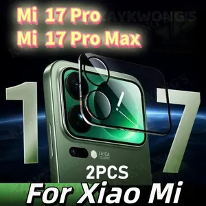 KAYKWONG'S 2-Pack For Xiaomi 17 Pro Max/17 Pro Camera Lens Protector, Anti-Scratch Tempered Glass, Easy Install, Durable, Fashionable Design, Perfect Gift