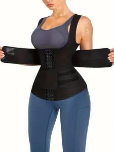 Women's sauna body shaping waist vest, 3 layers of composite fabric, super high body shaping and sweat-blocking ability, Waist Body Shaper, Compression Waist Shaper